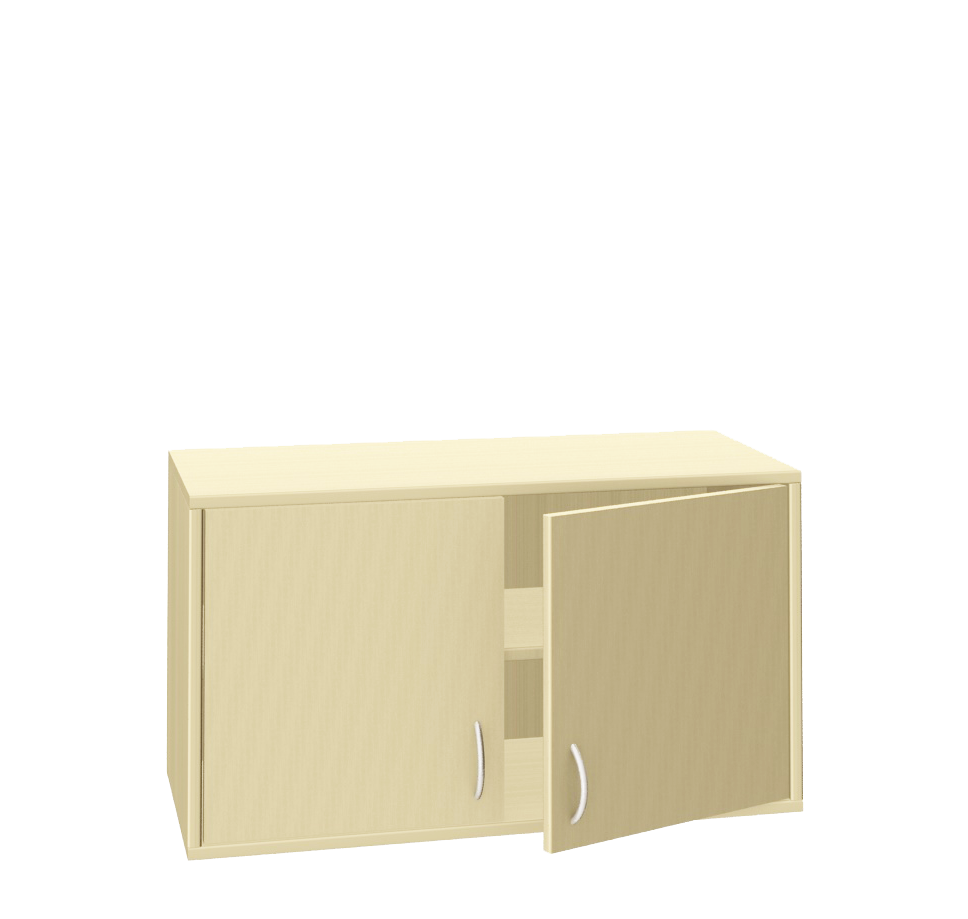 Hängeschrank mit Türen Ahorn Vollholz