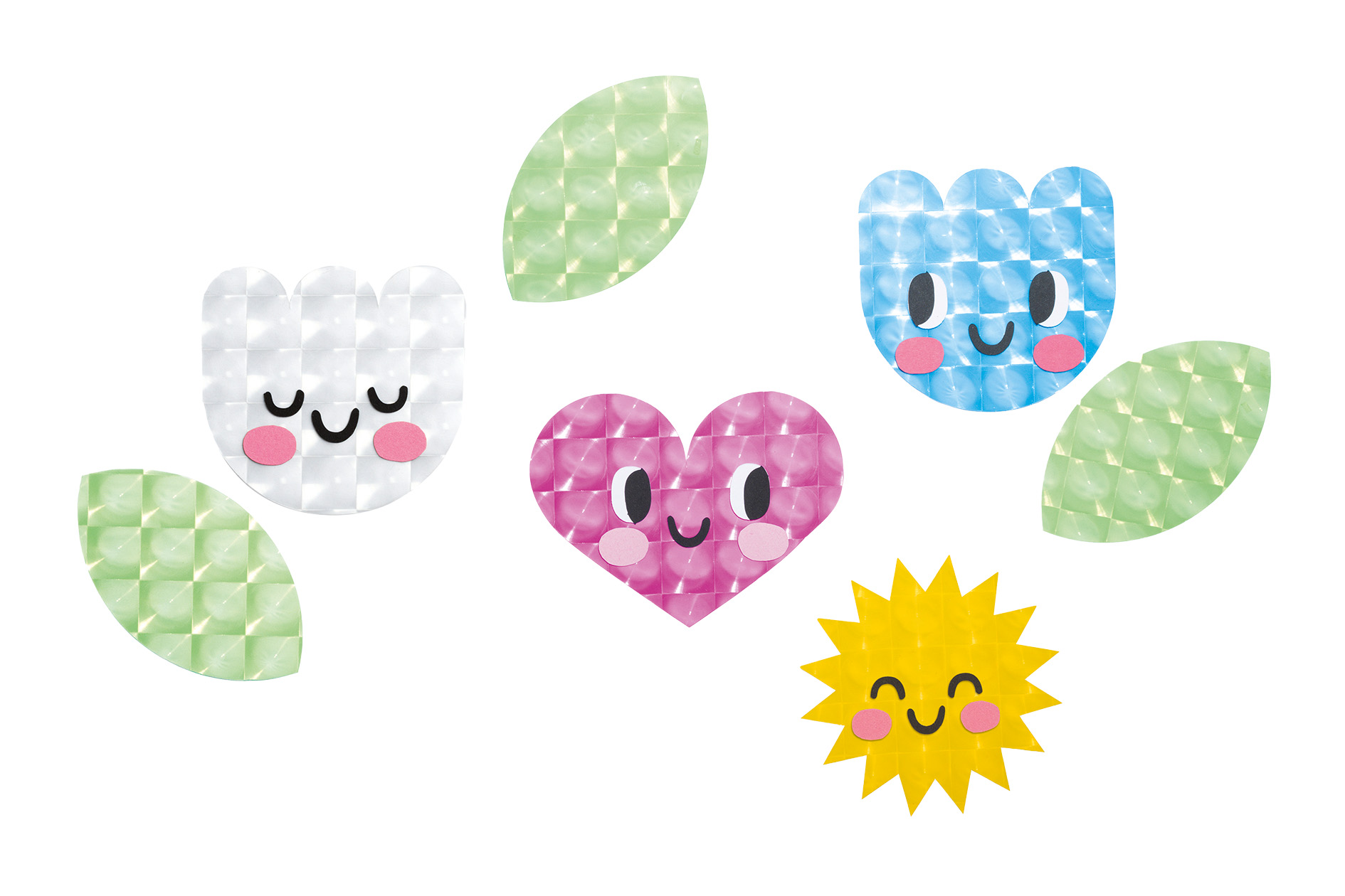 3D Folien Mix transparent