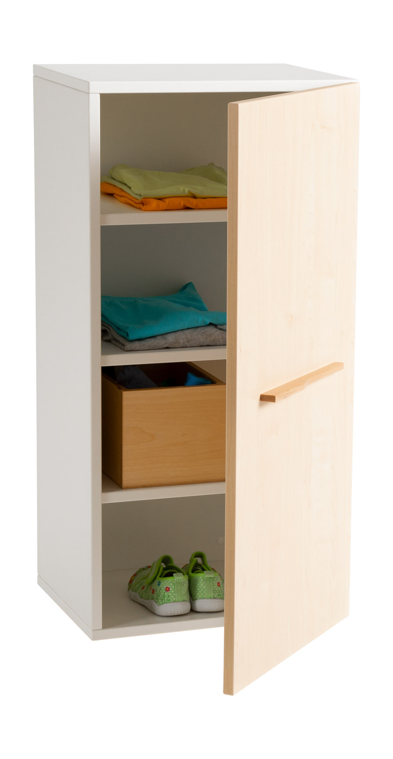 Hochschrank Ahorn Dekor