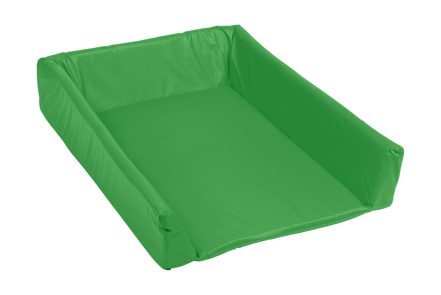 Premium Wickelauflage mit Rand, 80 cm breit hellgrün