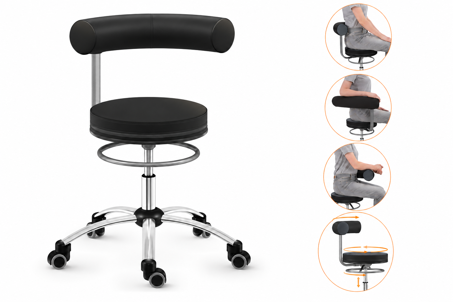  Sanus® Stuhl, Lehne fest