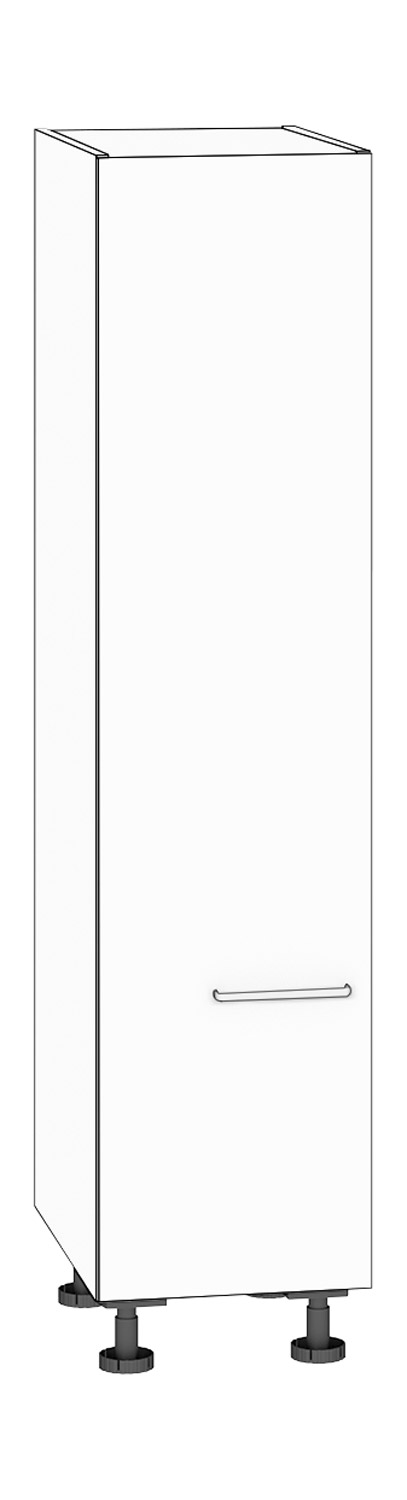 Besenschrank, Höhe 175 cm Türanschlag links, weiß