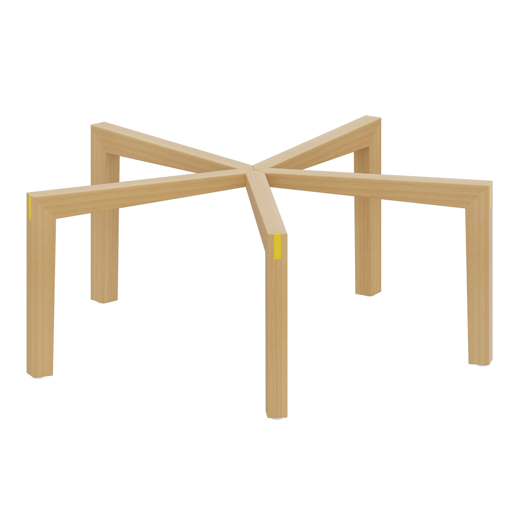 Doki-Tischbeine für Tischplatte ø 100 cm Krippe