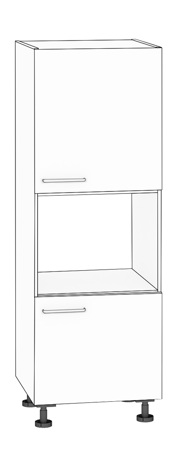 Hochschrank für Kompaktgerät, Höhe 175 cm Türanschlag rechts, weiß Hochschrank für Kompaktgerät, Höhe 175 cm Türanschlag rechts, weiß