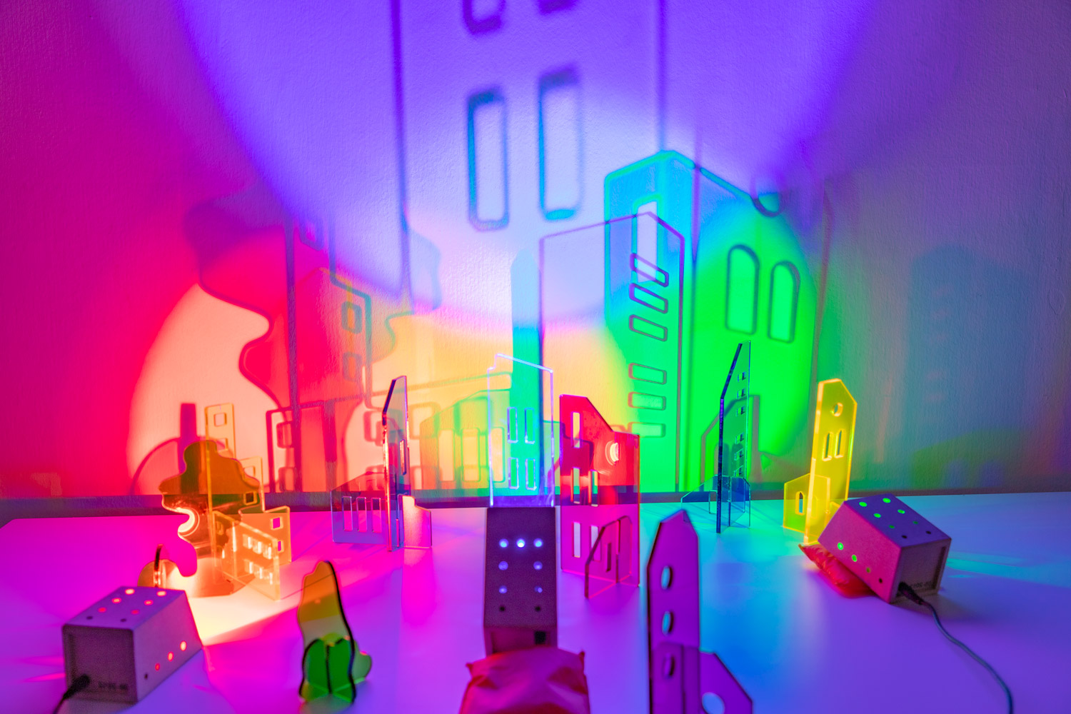 Bunte Lichtstadt Bunte Lichtstadt