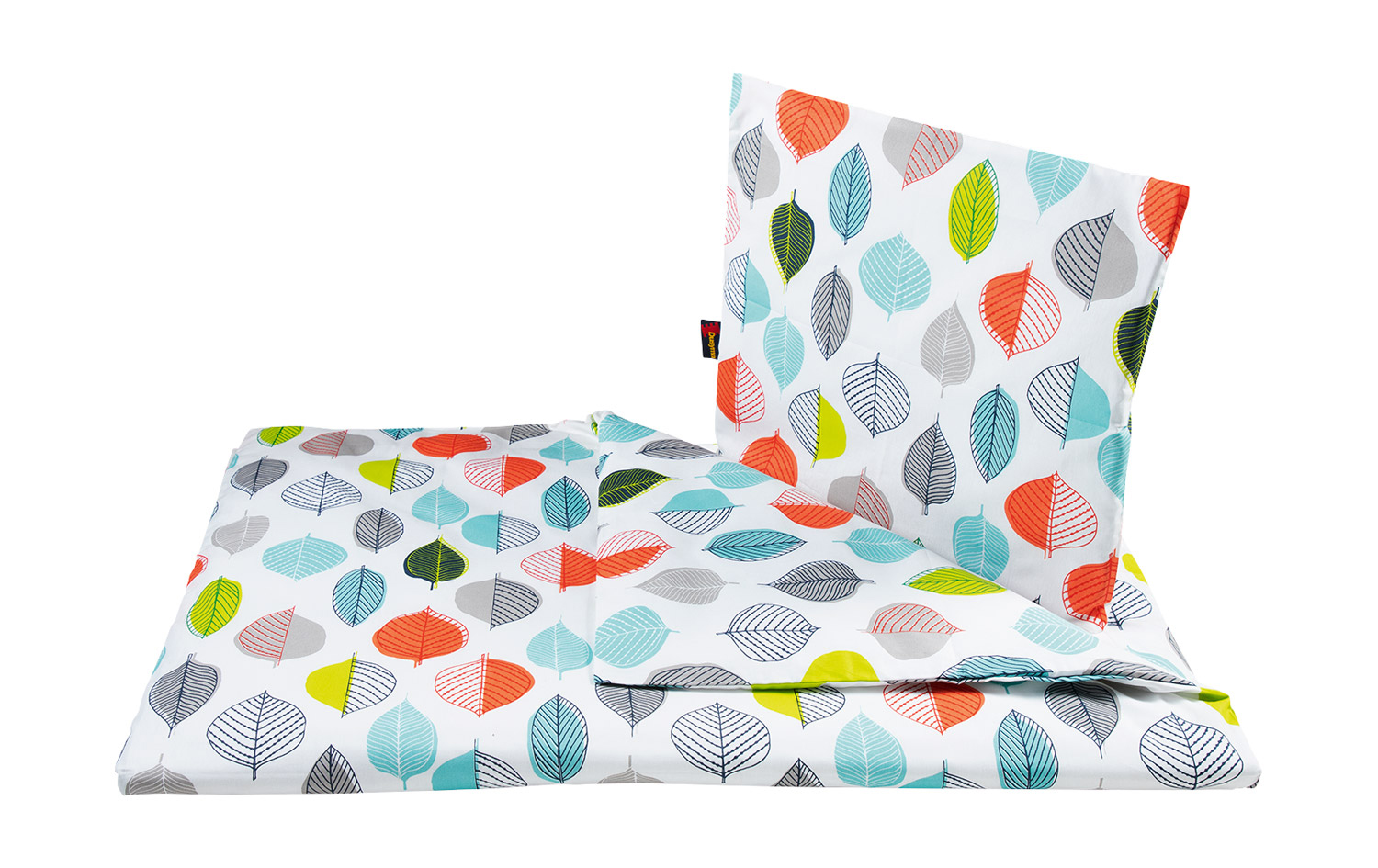 Bettwäsche bunte Blätter Deckenbezug 100 cm x 150 cm