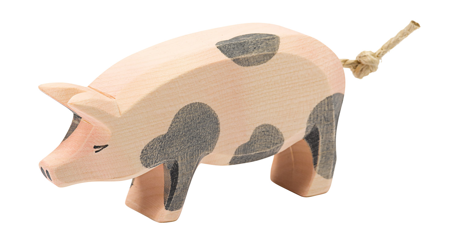 Ostheimer Holzfiguren Schwein