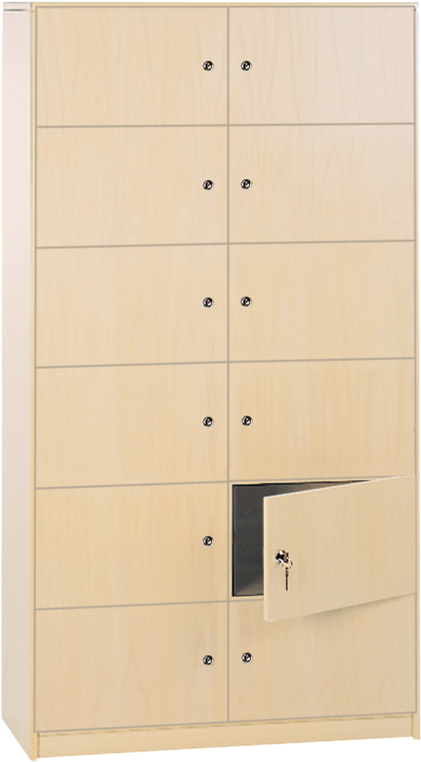 Personalschrank mit abschließbaren Wertfächern, Breite 100 cm