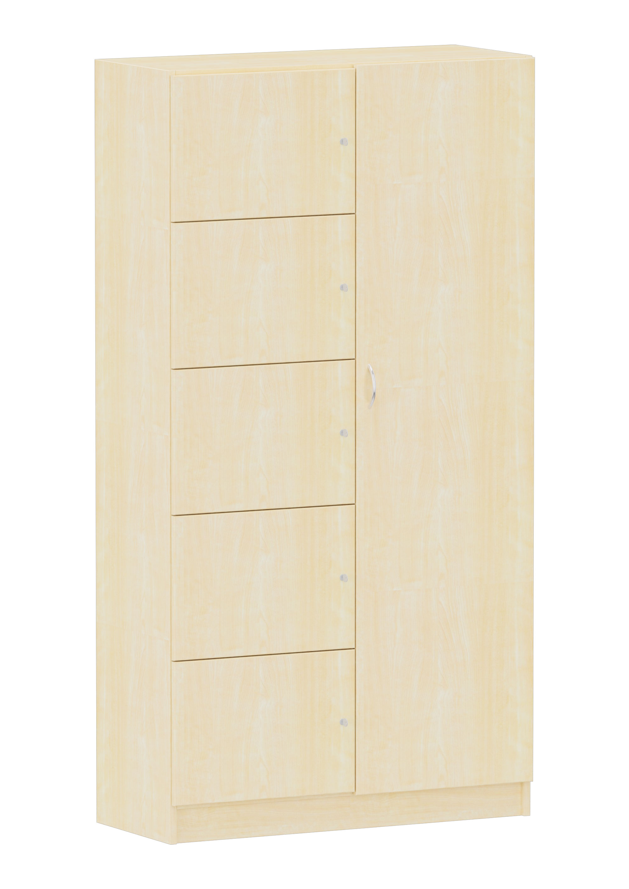 Kleider- und Personalschrank mit Wertfächern, Breite 100 cm