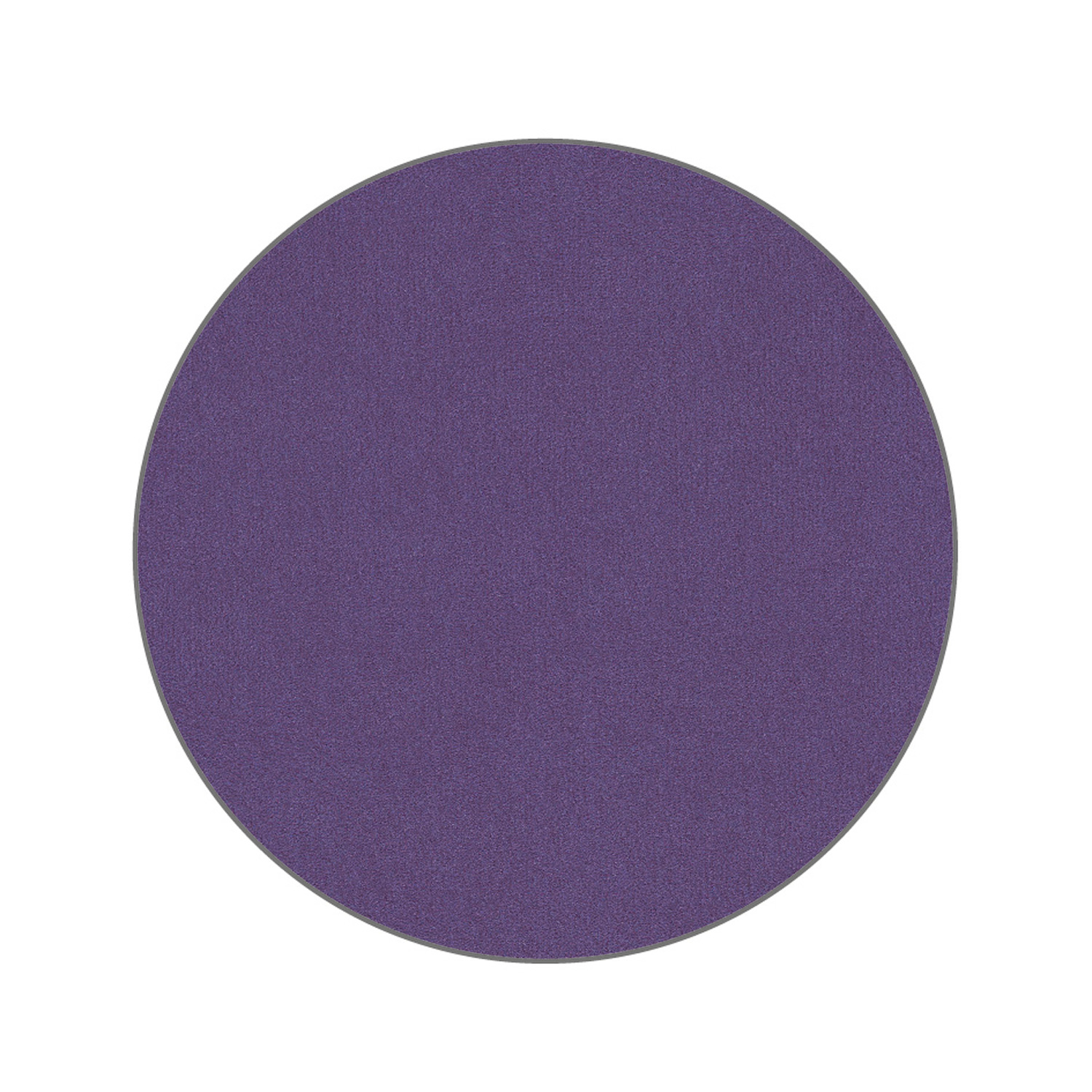 Velourteppich Premium rund Ø 150 cm, lila 3D07