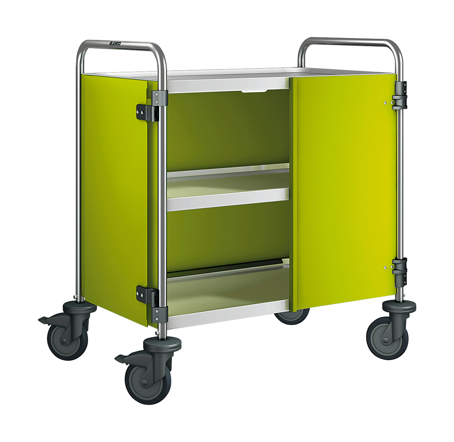 Blanco Metallservierwagen mit Verkleidung limette