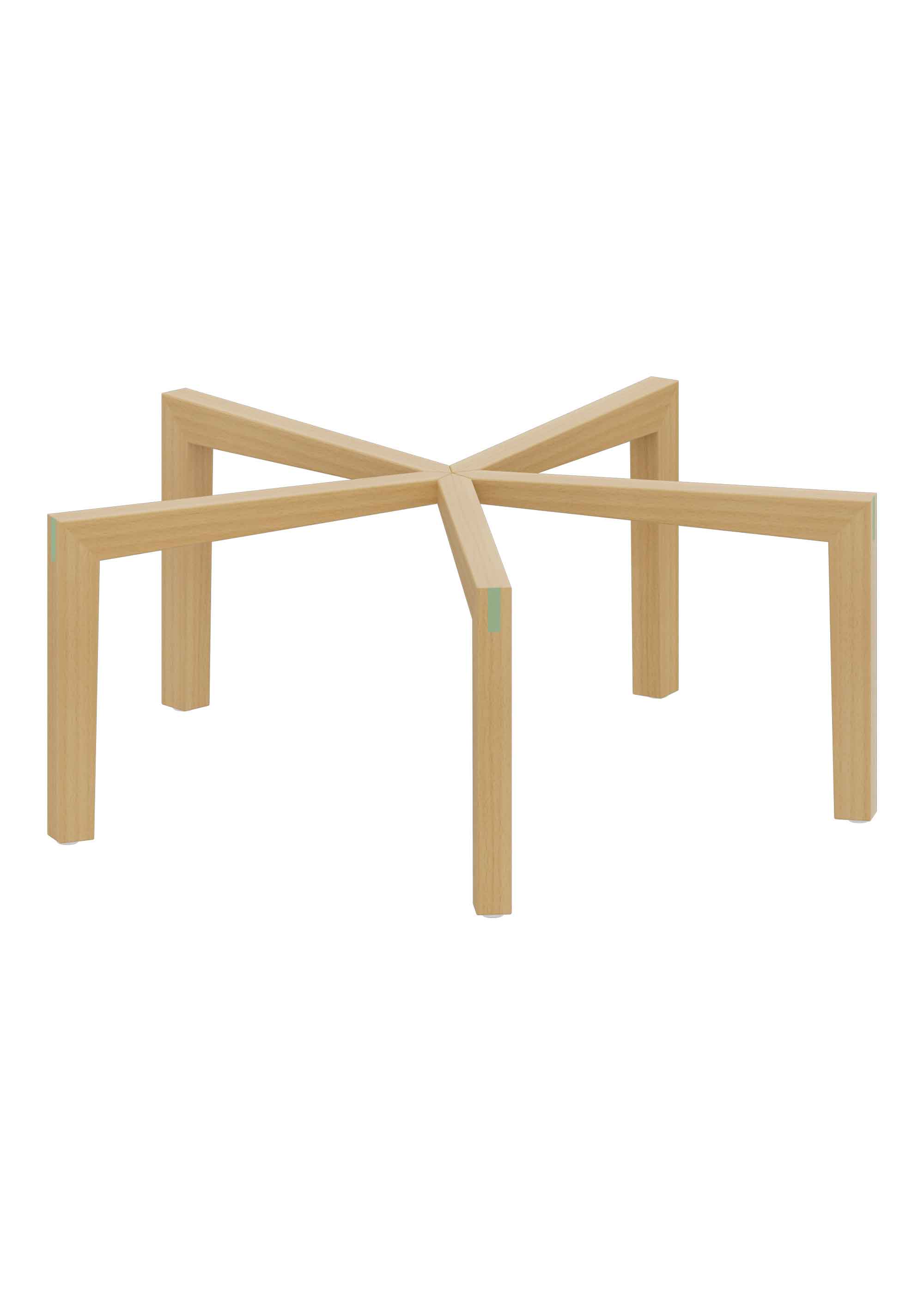 Doki-Tischbeine für Tischplatte ø 100 cm Krippe