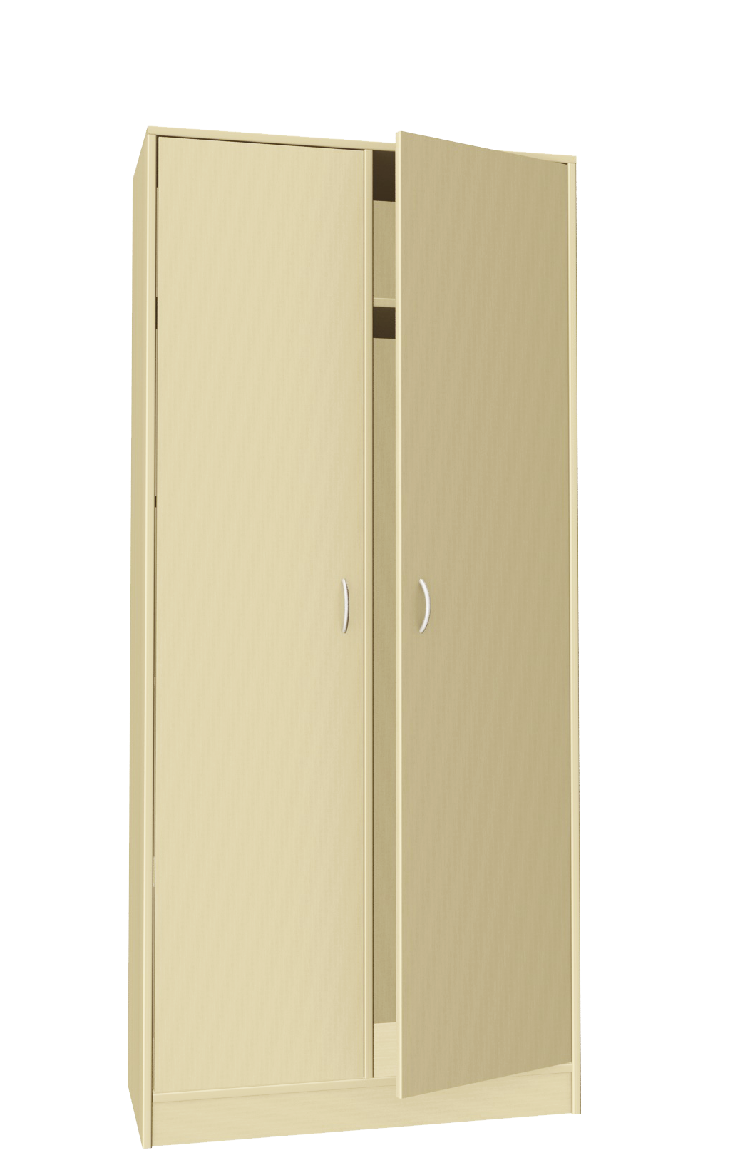 Akten- und Garderobenschrank, 90 cm breit