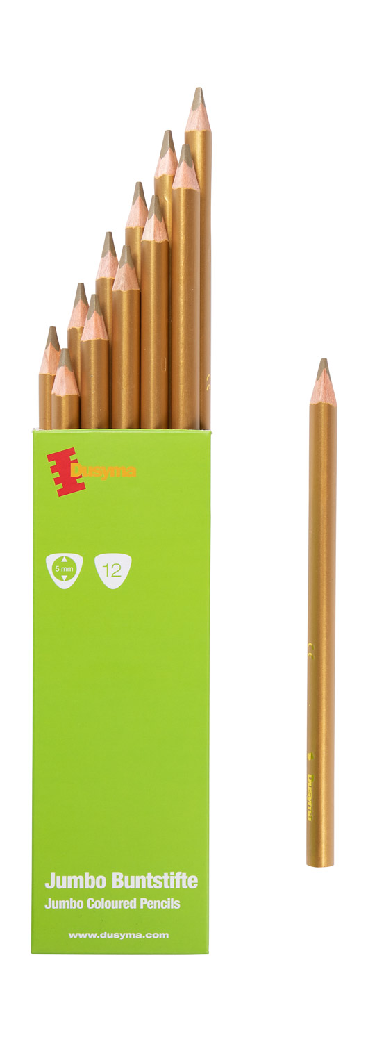 Dusyma Dreikantstifte Jumbo gold
