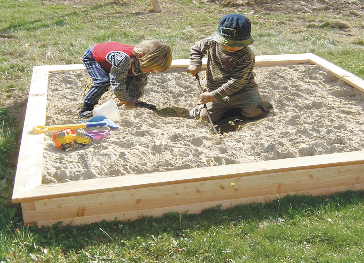 Sandkasten nach Wunsch