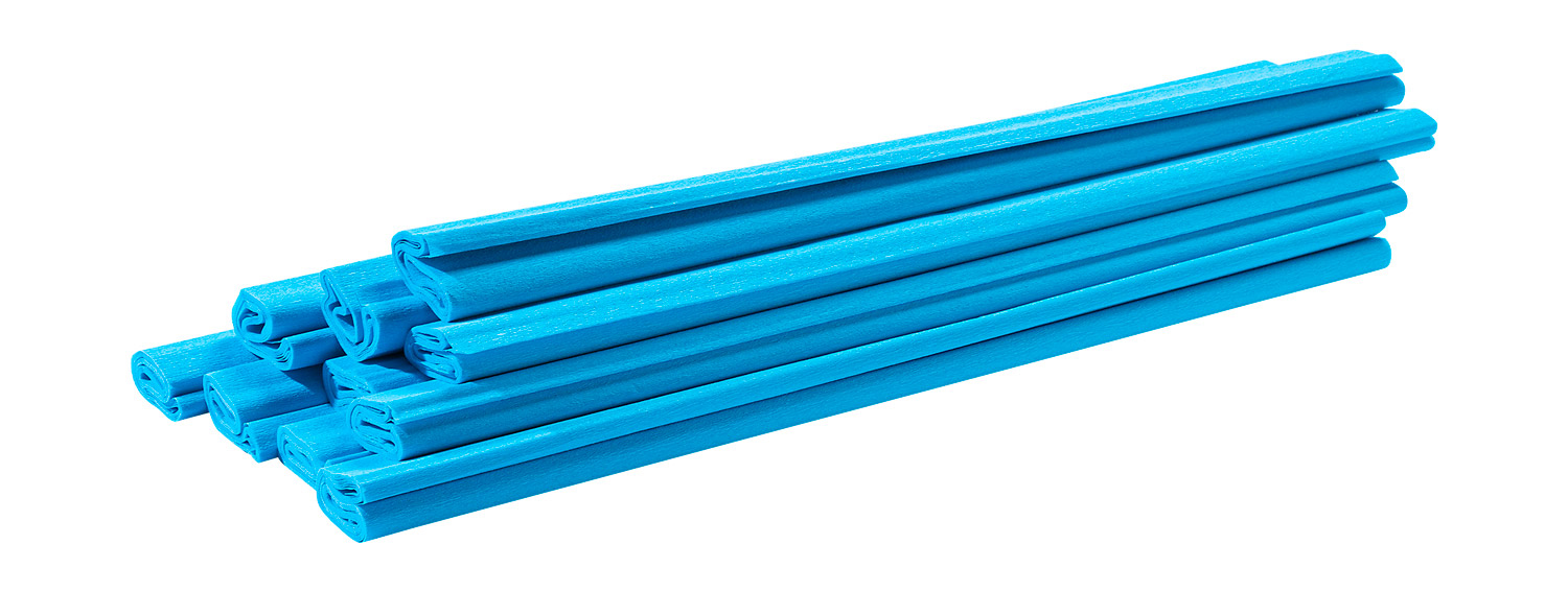 Krepppapier hellblau