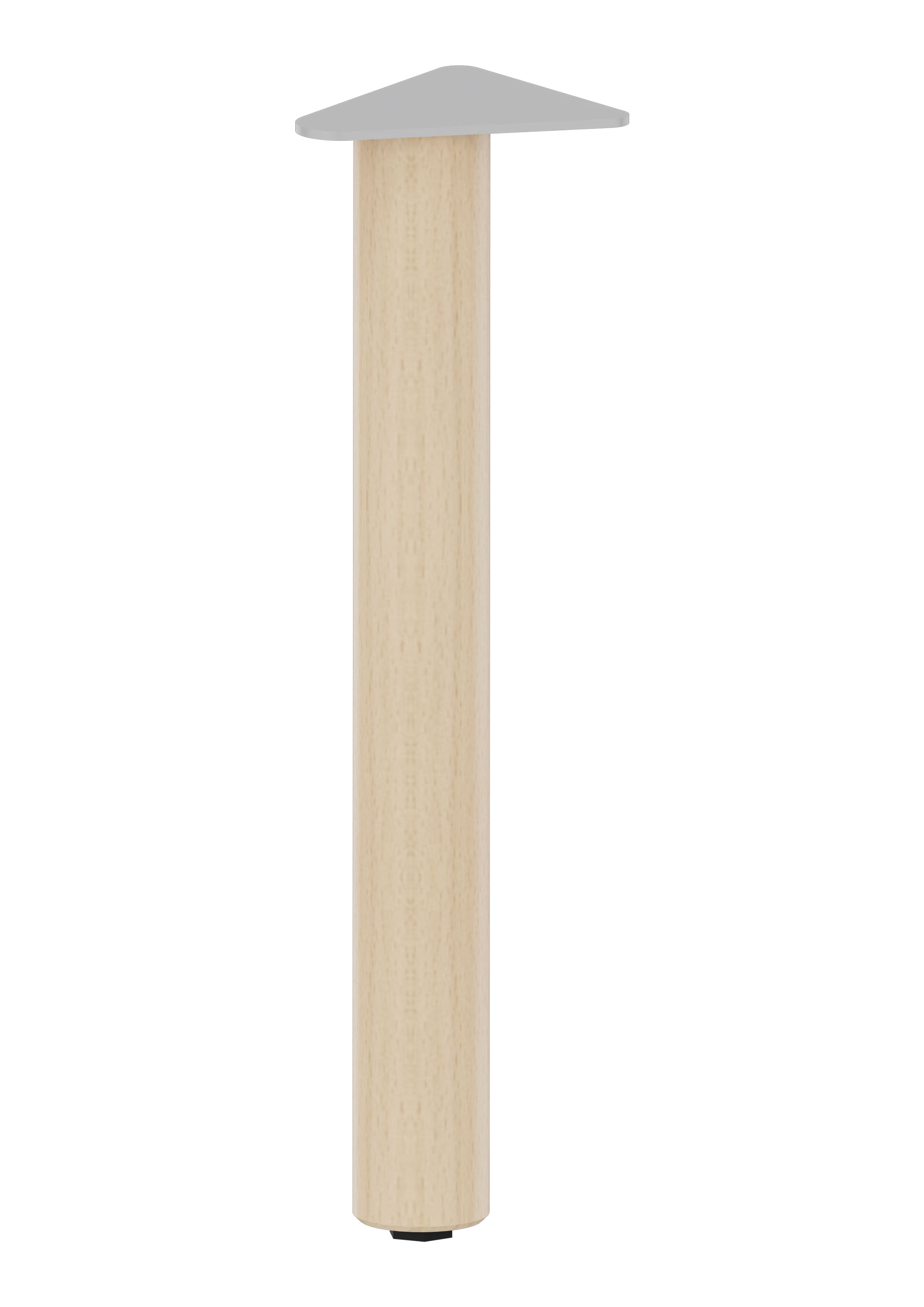 Holz Tischbein ohne Rollen