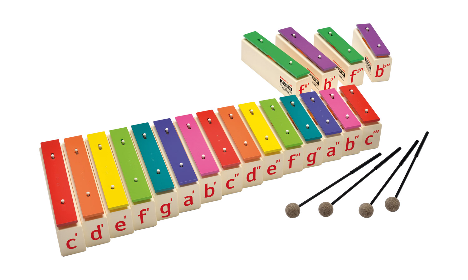 Klingende Stäbe bunt Set