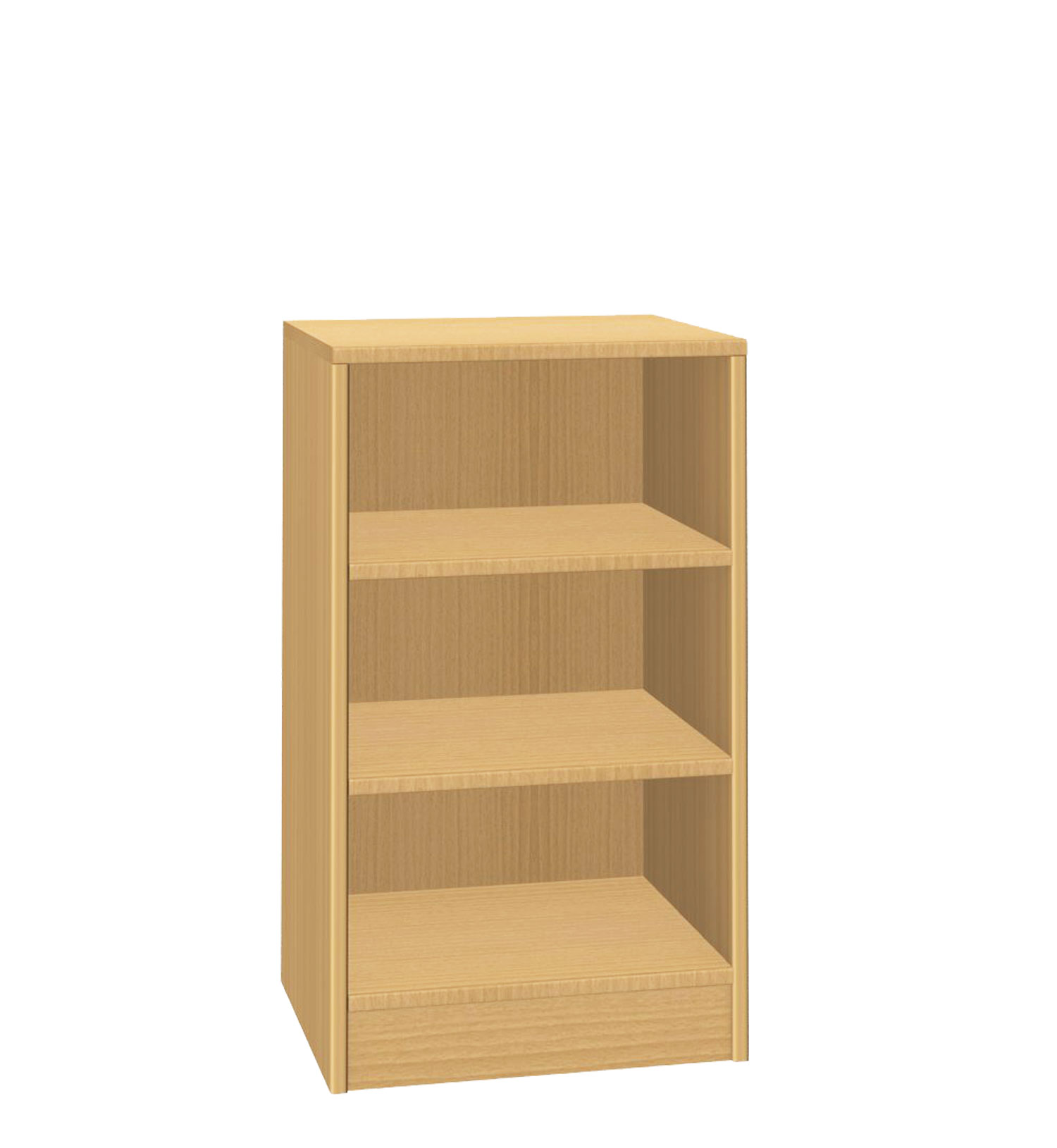 Materialschrank offen, 47 cm breit Buche Dekor