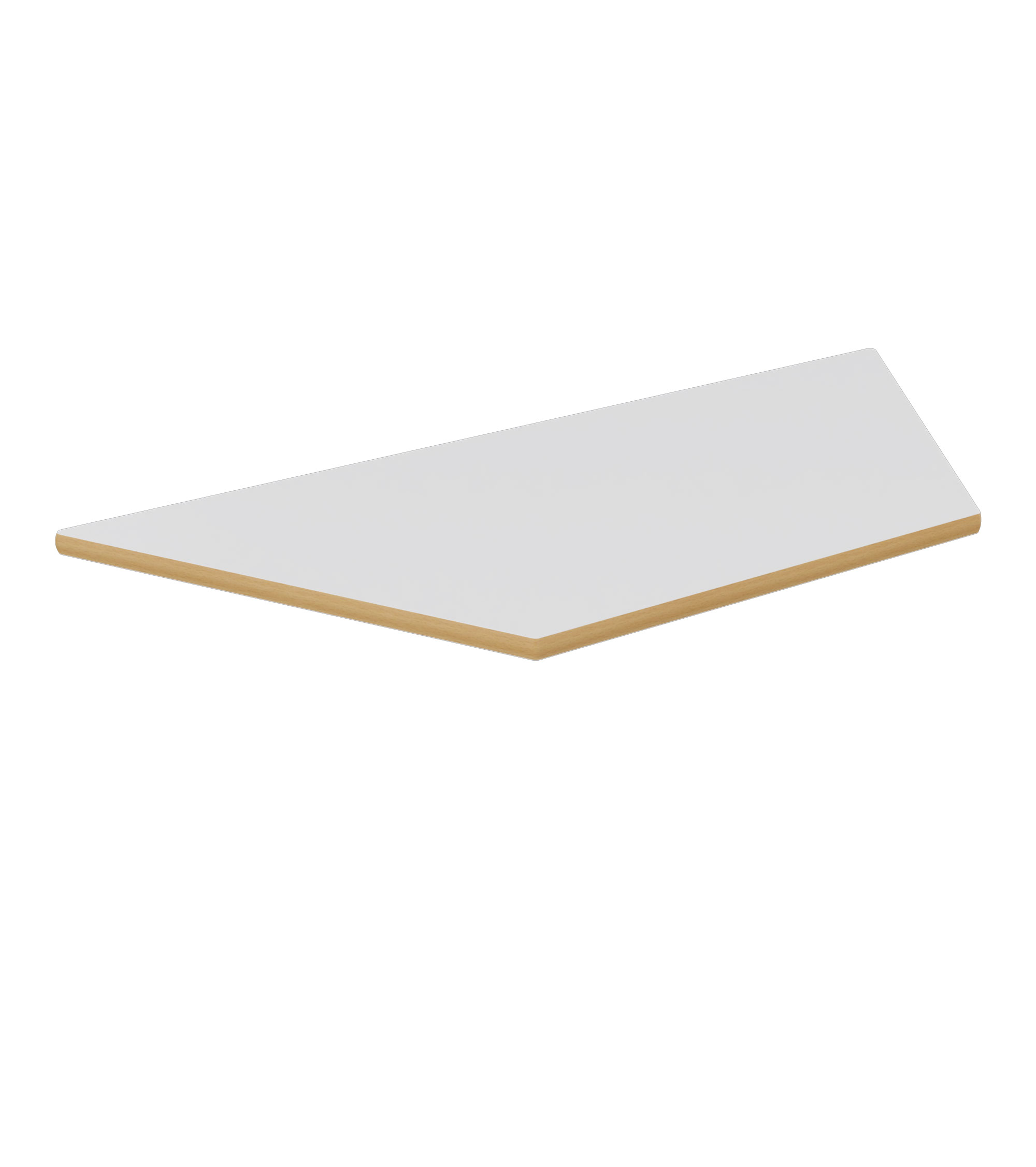 Tischplatte Trapez 120x60 cm