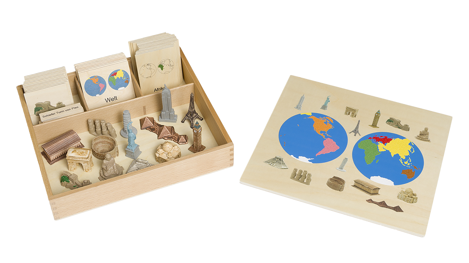 Wahrzeichen-Kontinent-Box Wahrzeichen-Kontinent-Box
