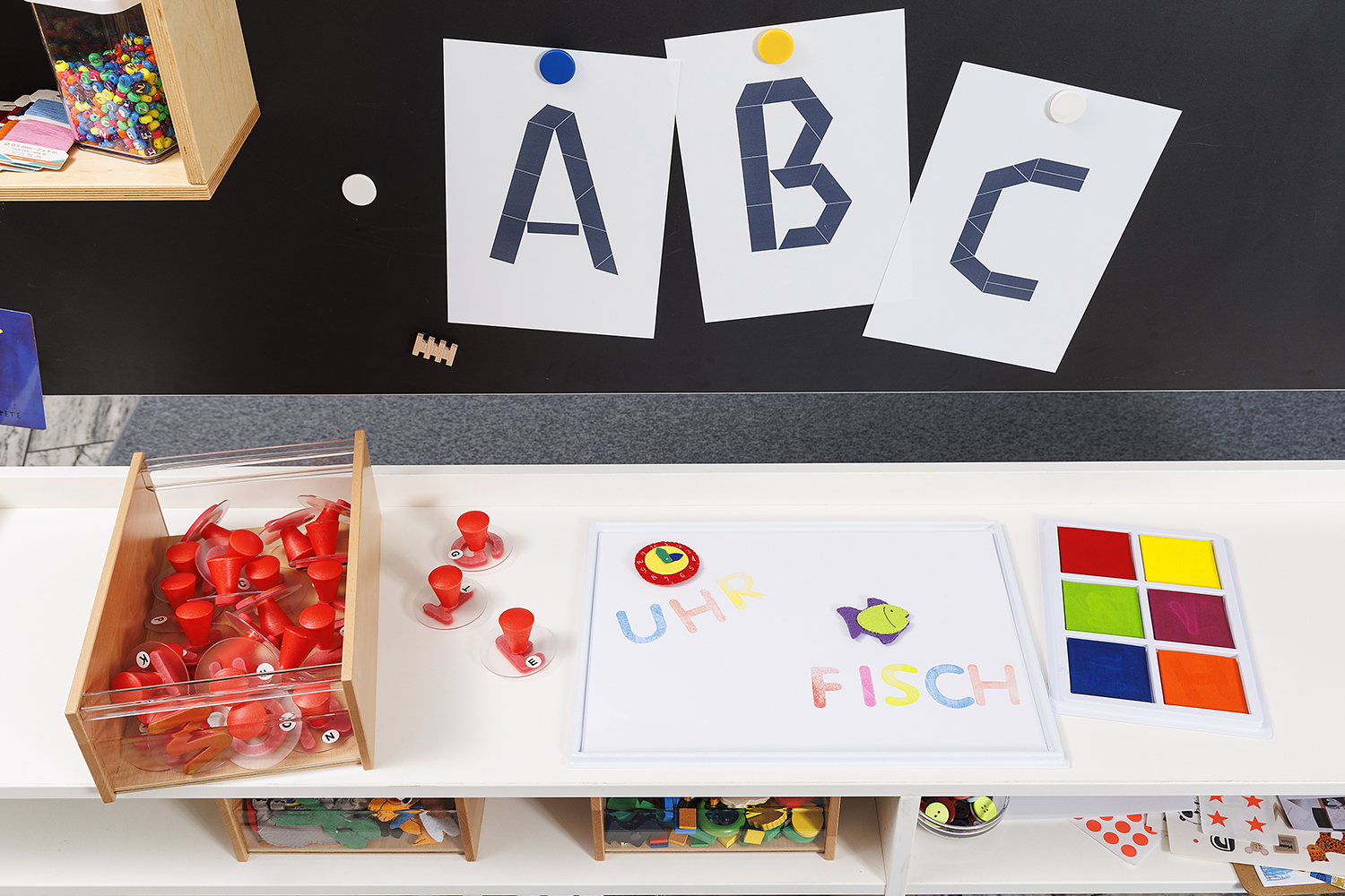 Schreibwerkstattbundle Buchstaben stempeln