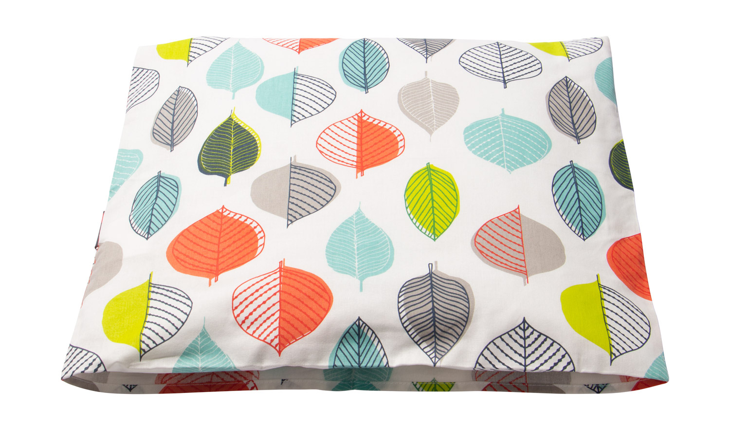 Bettwäsche bunte Blätter Kissenbezug 40 cm x 60 cm