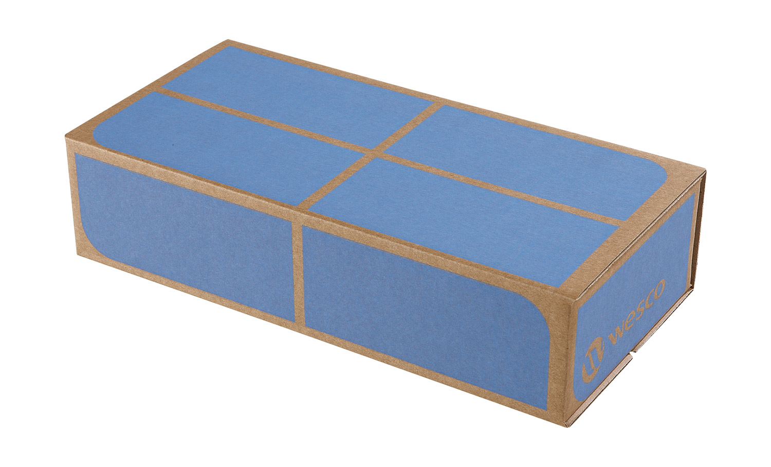 Karton Bausteine blau