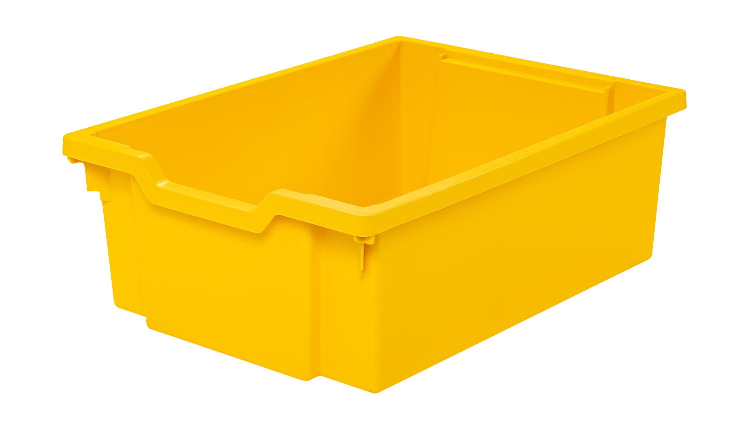 Kunststoffkasten, Größe II, gelb