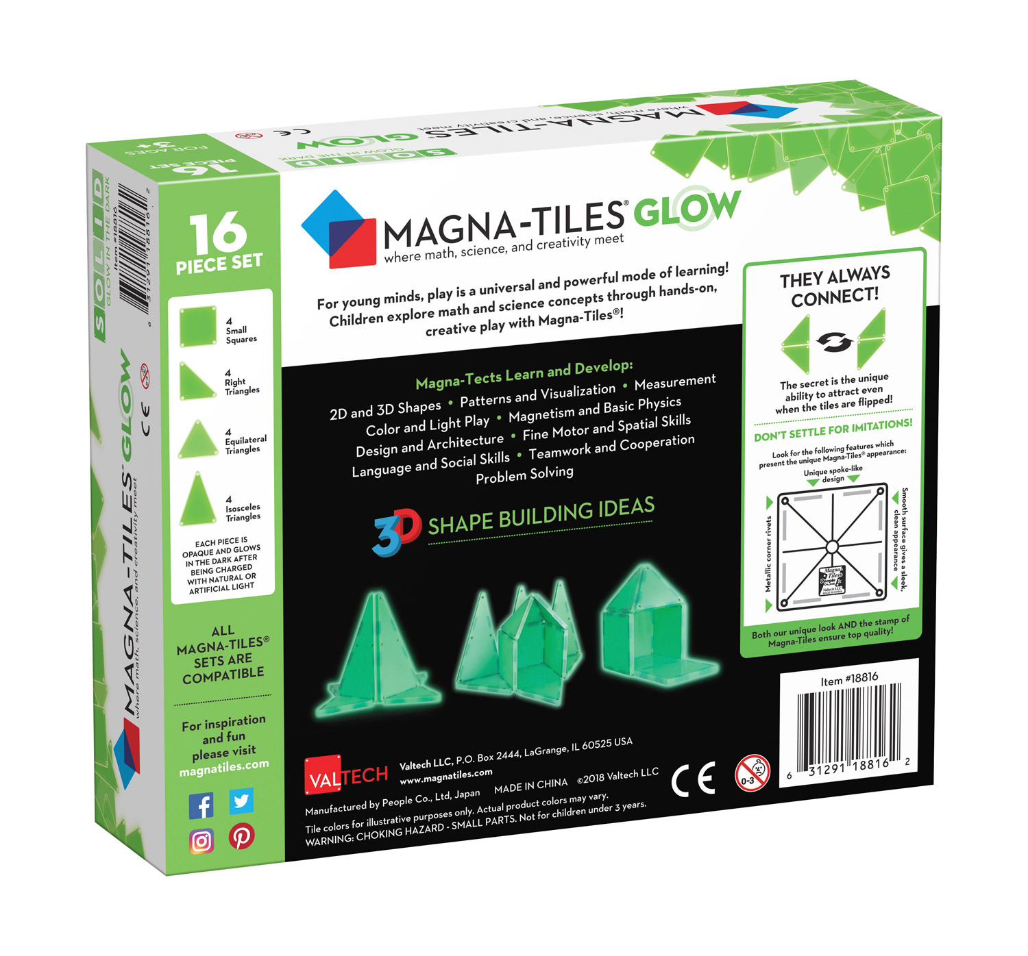 Magna-Tiles ® nachtleuchtend