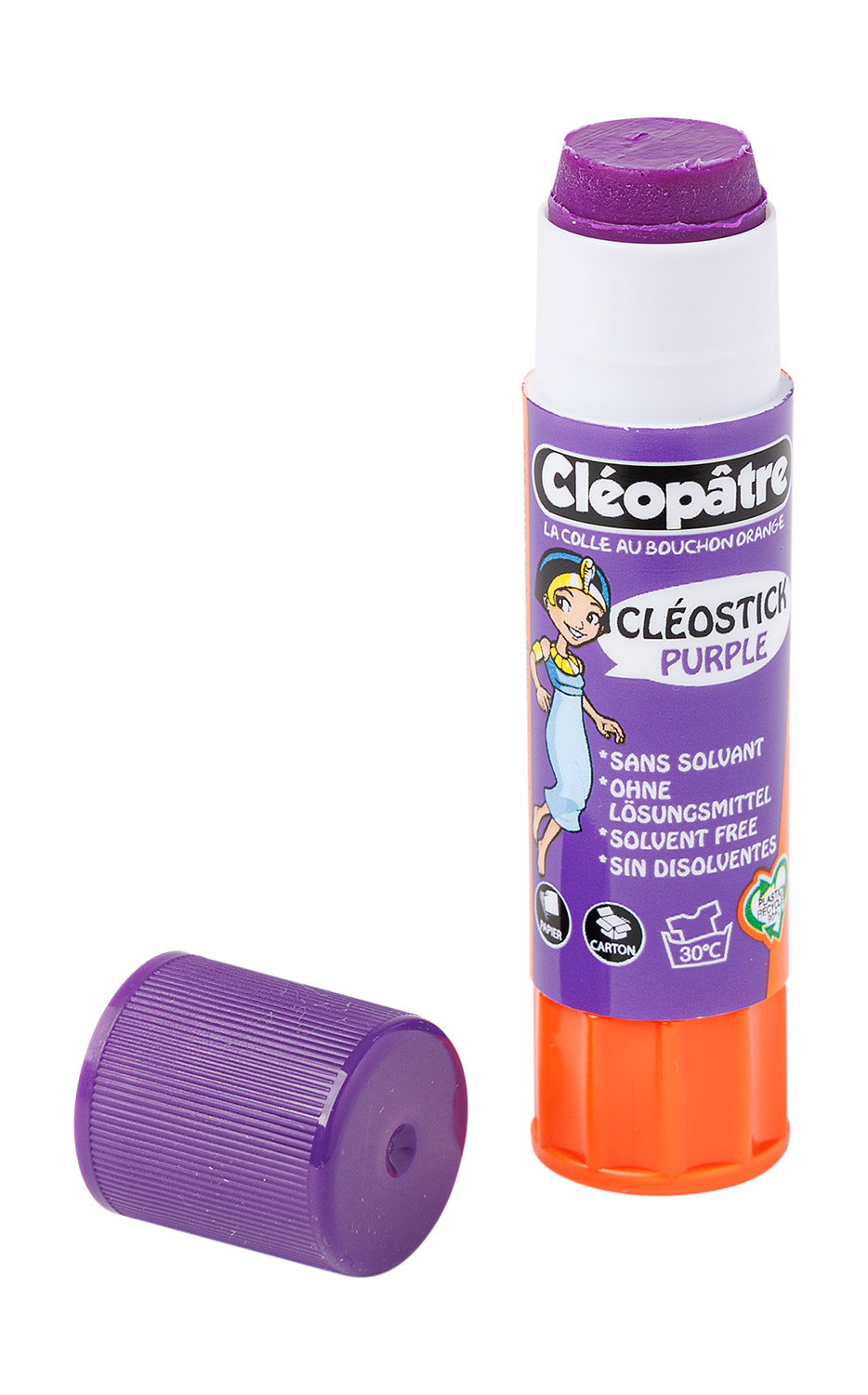 Cléopâtre Klebestift lila, lösungsmittelfrei Cléopâtre Klebestift lila, lösungsmittelfrei