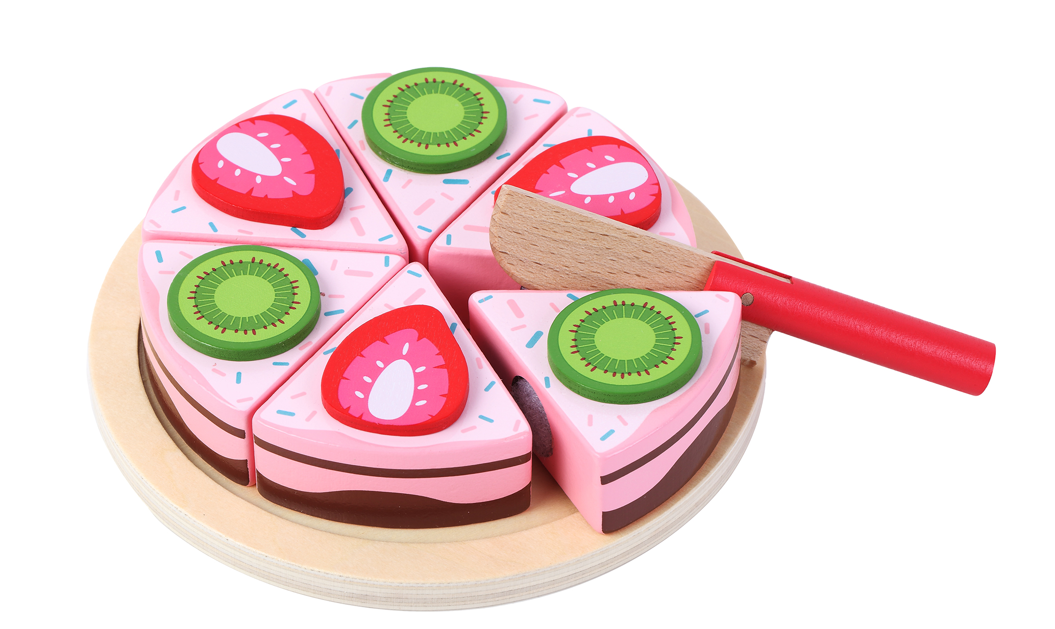 Erdbeertorte zum Schneiden