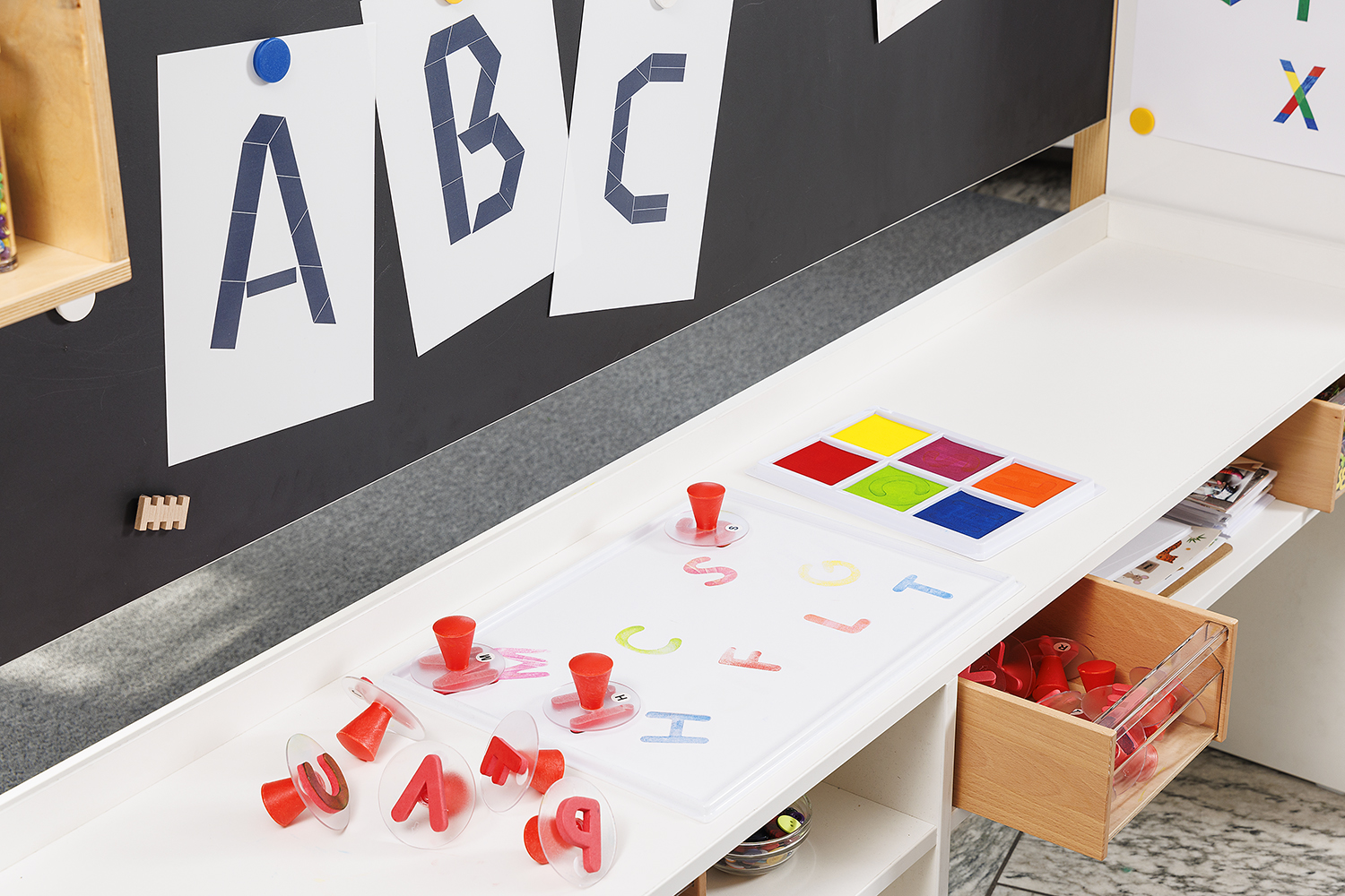 Schreibwerkstattbundle Buchstaben stempeln Schreibwerkstattbundle Buchstaben stempeln