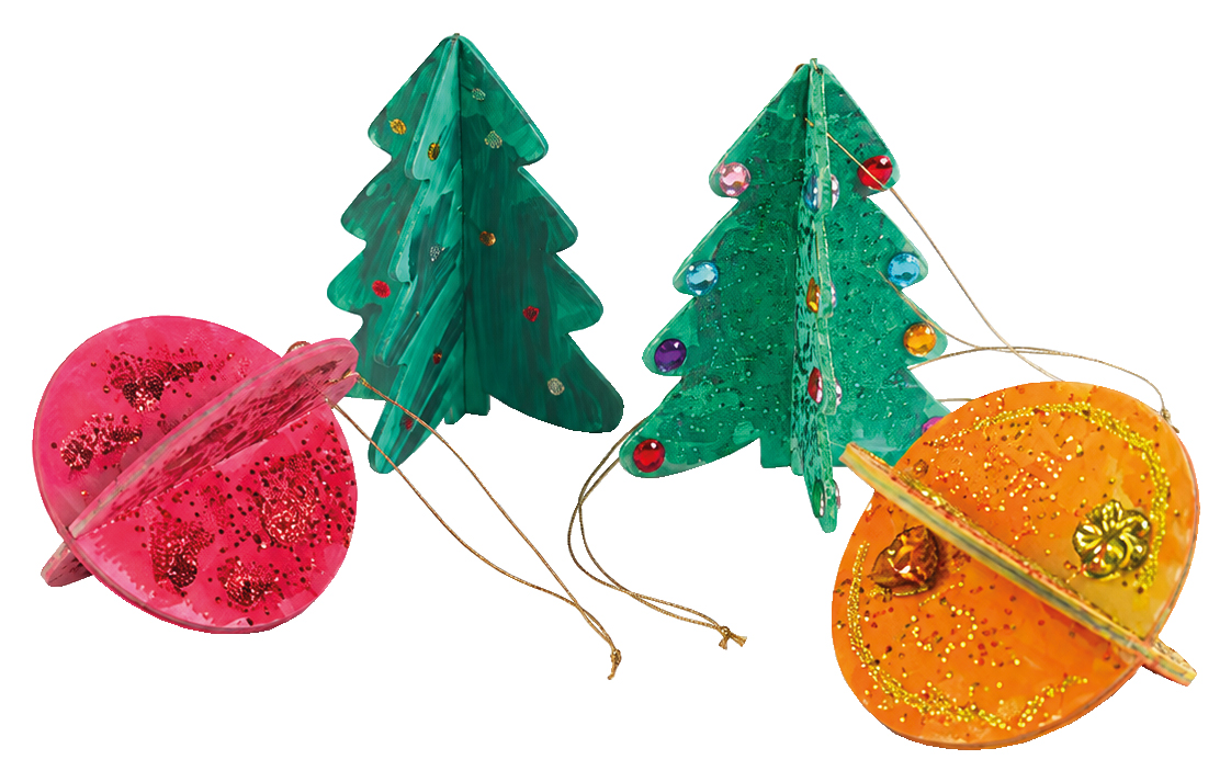 3D Hängedekoration Weihnachten, blanko 3D Hängedekoration Weihnachten, blanko