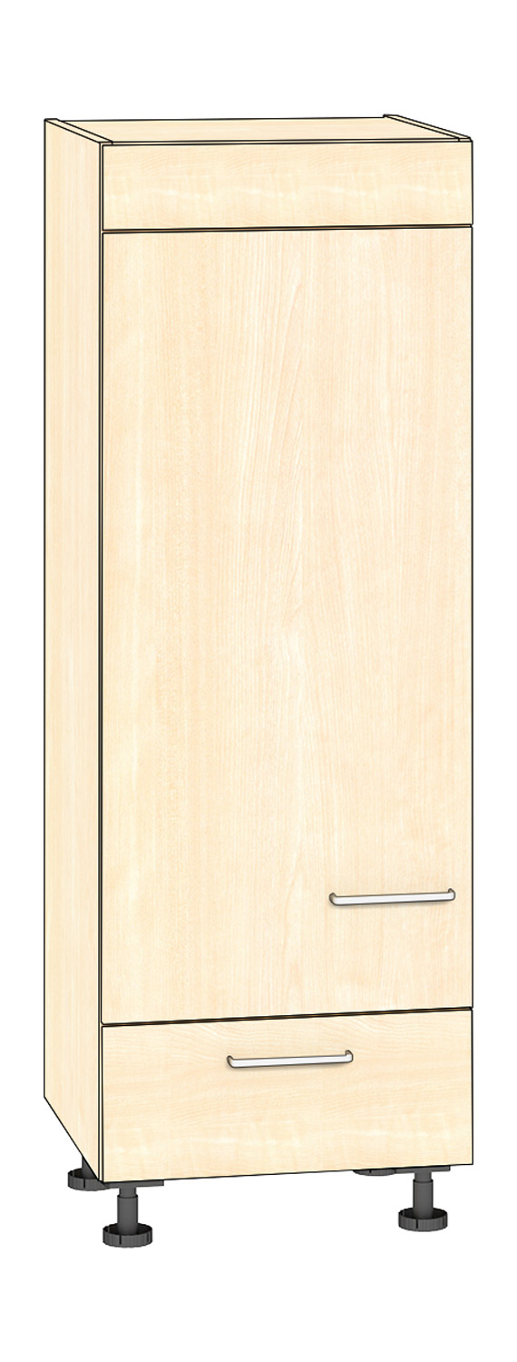 Hochschrank für Kühlschrank, Höhe 175 cm Ahorn Hochschrank für Kühlschrank, Höhe 175 cm Ahorn
