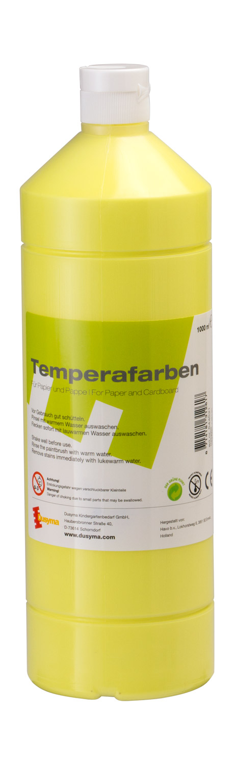 Temperafarbe hellgelb
