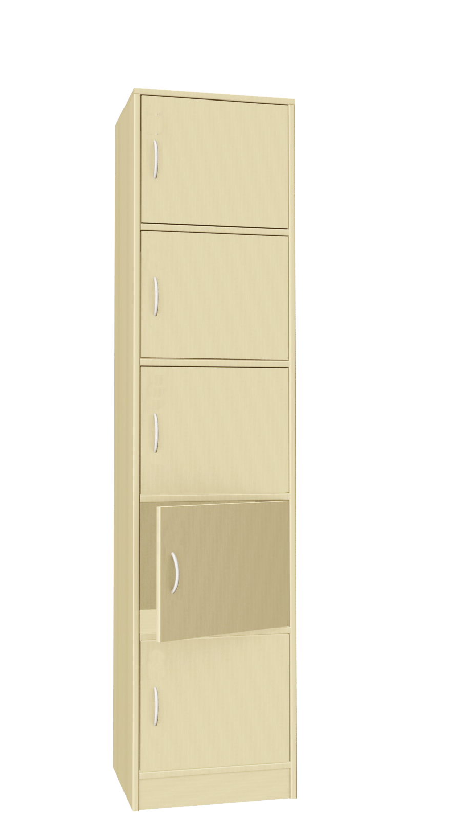 Kästchenschrank mit 5 Fächern, 47 cm breit