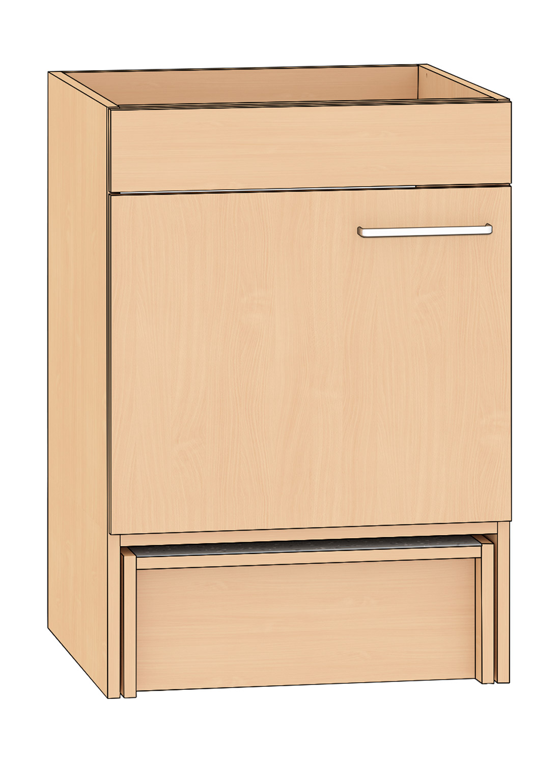 Halber Spülenschrank