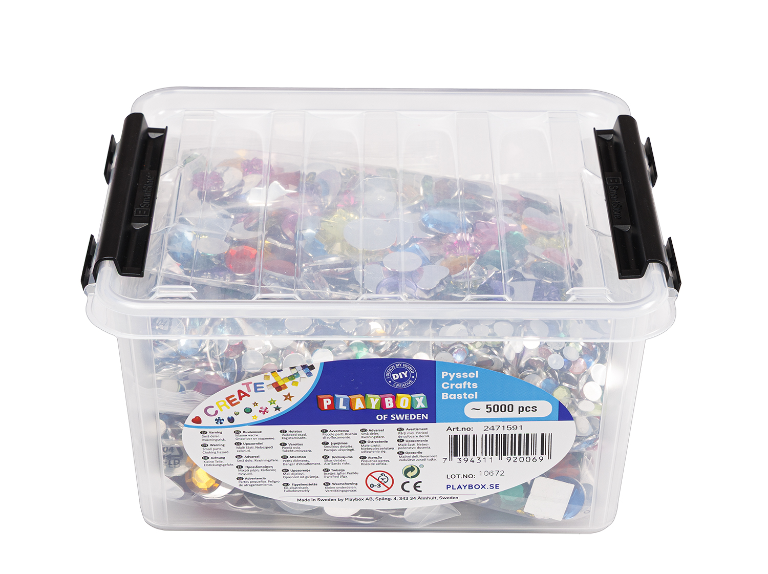 Kristallsteine in Box