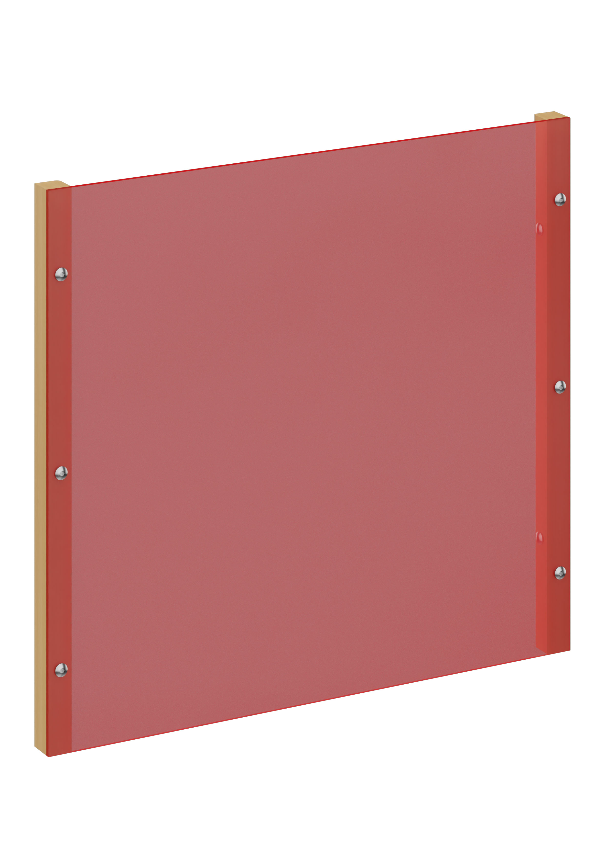 Rückwand für Endlosregal, Acryl transparent