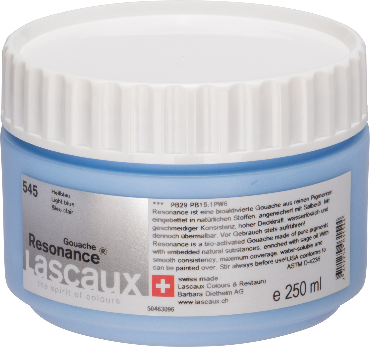 Lascaux Resonance® Gouache hellblau