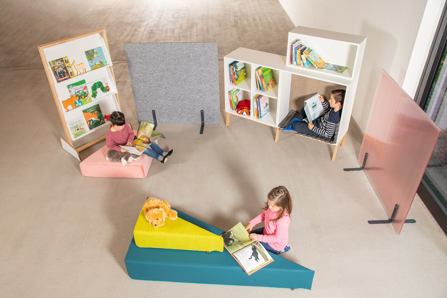 Spielrahmen mit Sonderrückwand innen, Nadelvlies, Breite 80 cm