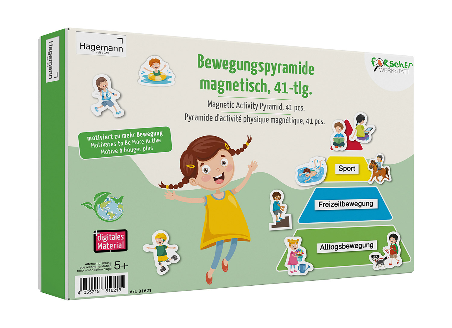 Bewegungspyramide magnetisch
