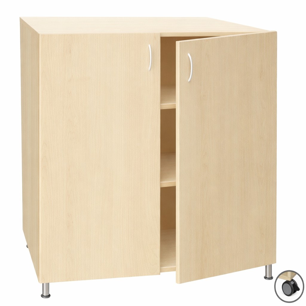 Materialschrank mit Tür, 60 cm tief