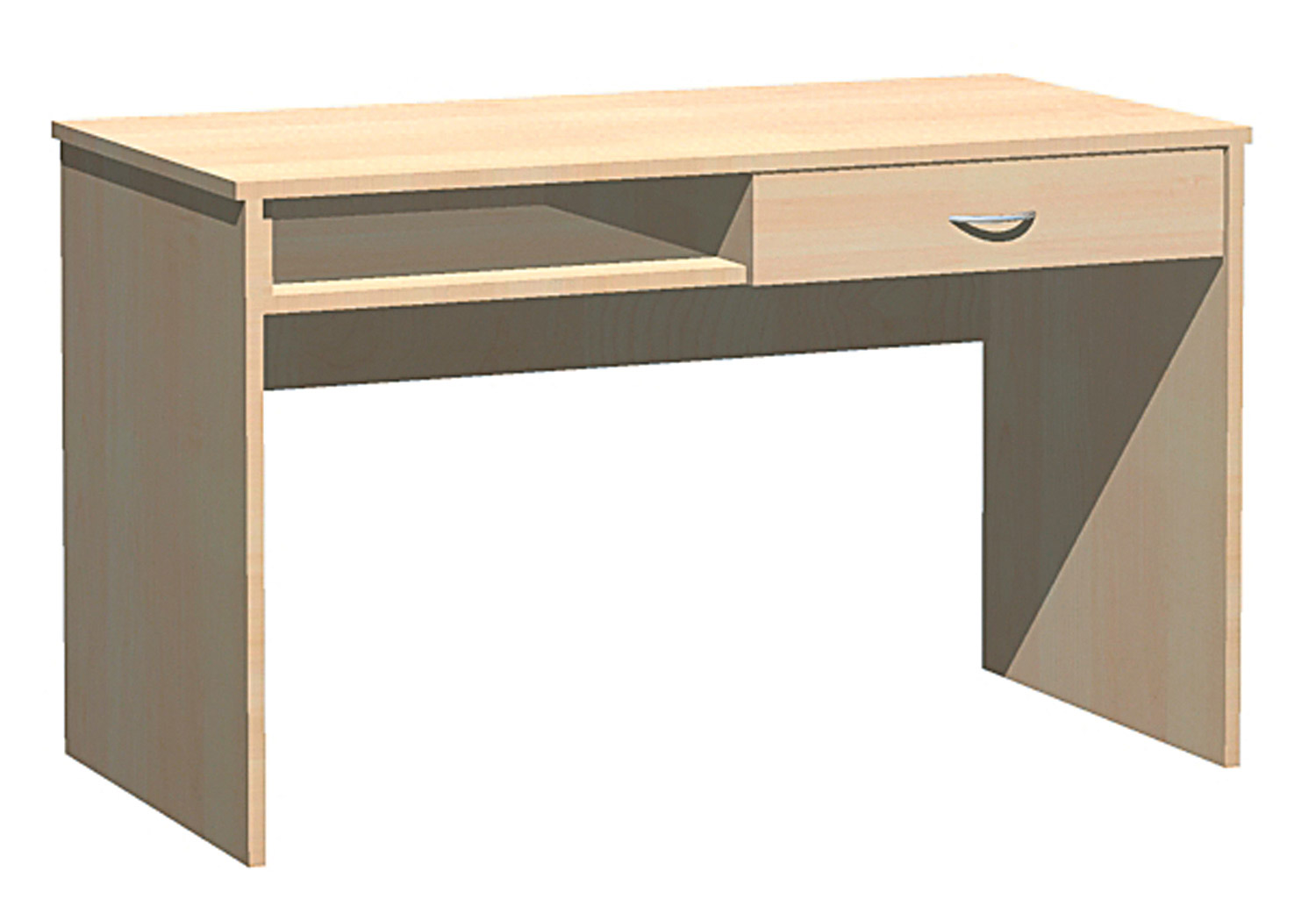 Schreibtisch mit Schubkasten breit