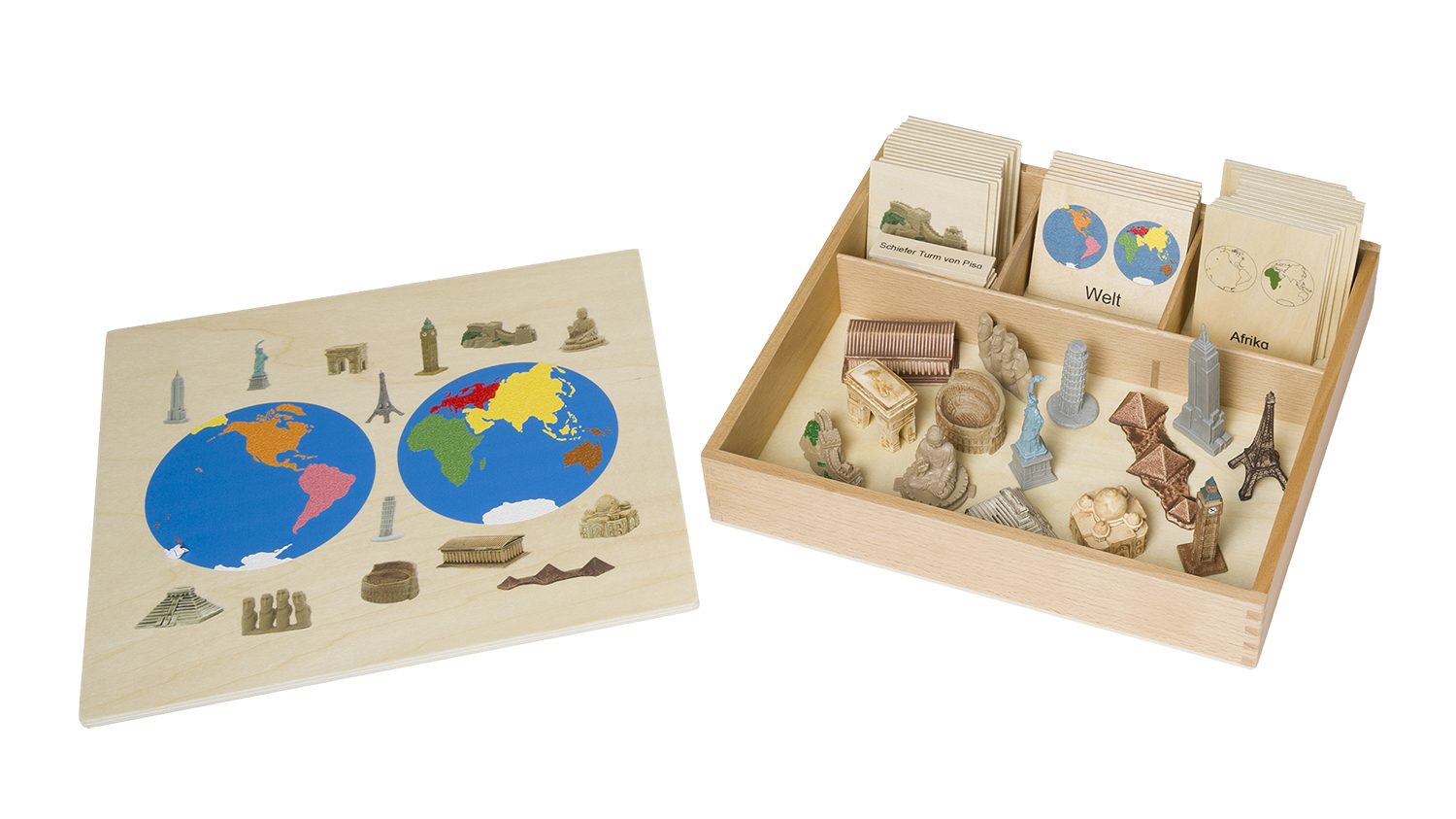 Wahrzeichen-Kontinent-Box Wahrzeichen-Kontinent-Box