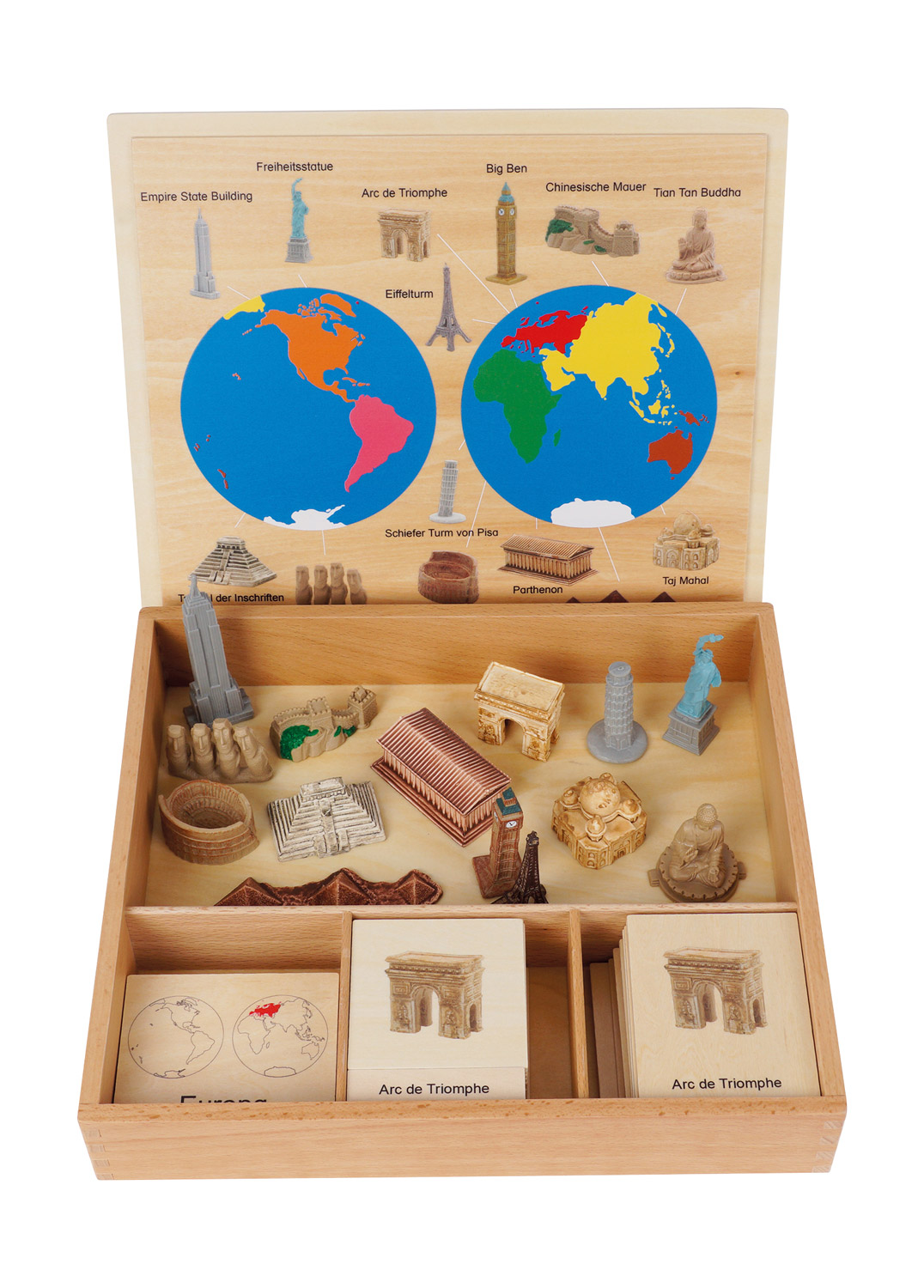 Wahrzeichen-Kontinent-Box Wahrzeichen-Kontinent-Box