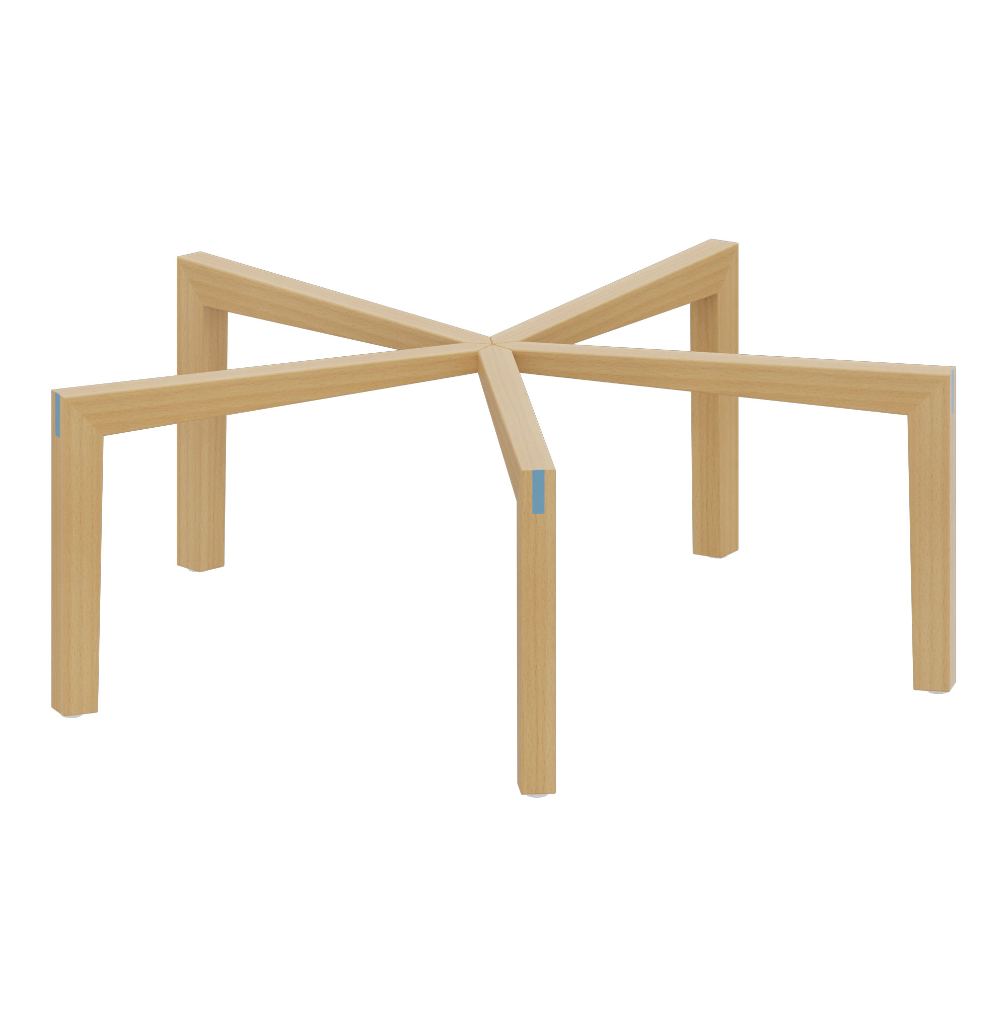 Doki-Tischbeine für Tischplatte ø 110 cm Krippe