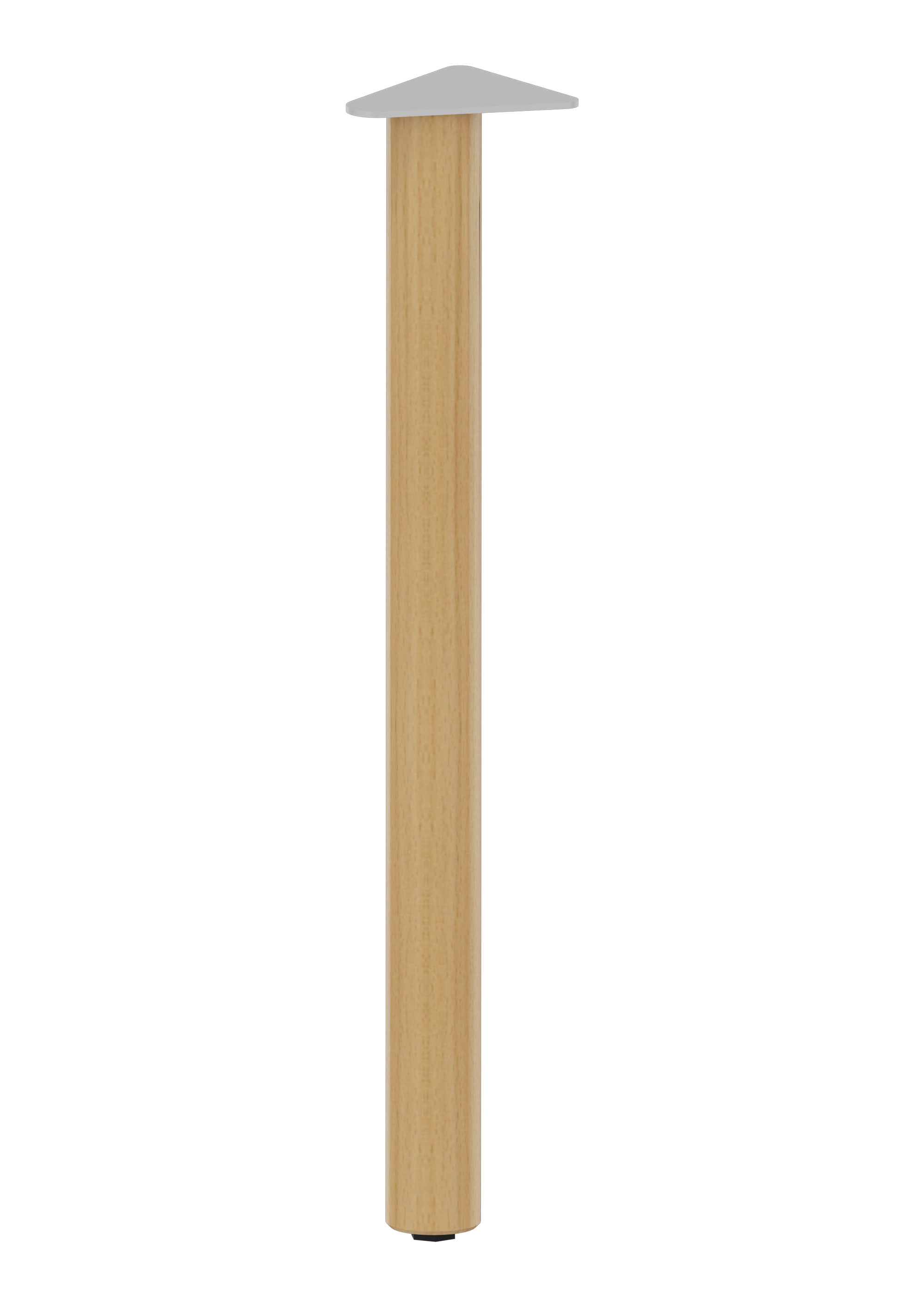 Holz Tischbein ohne Rollen