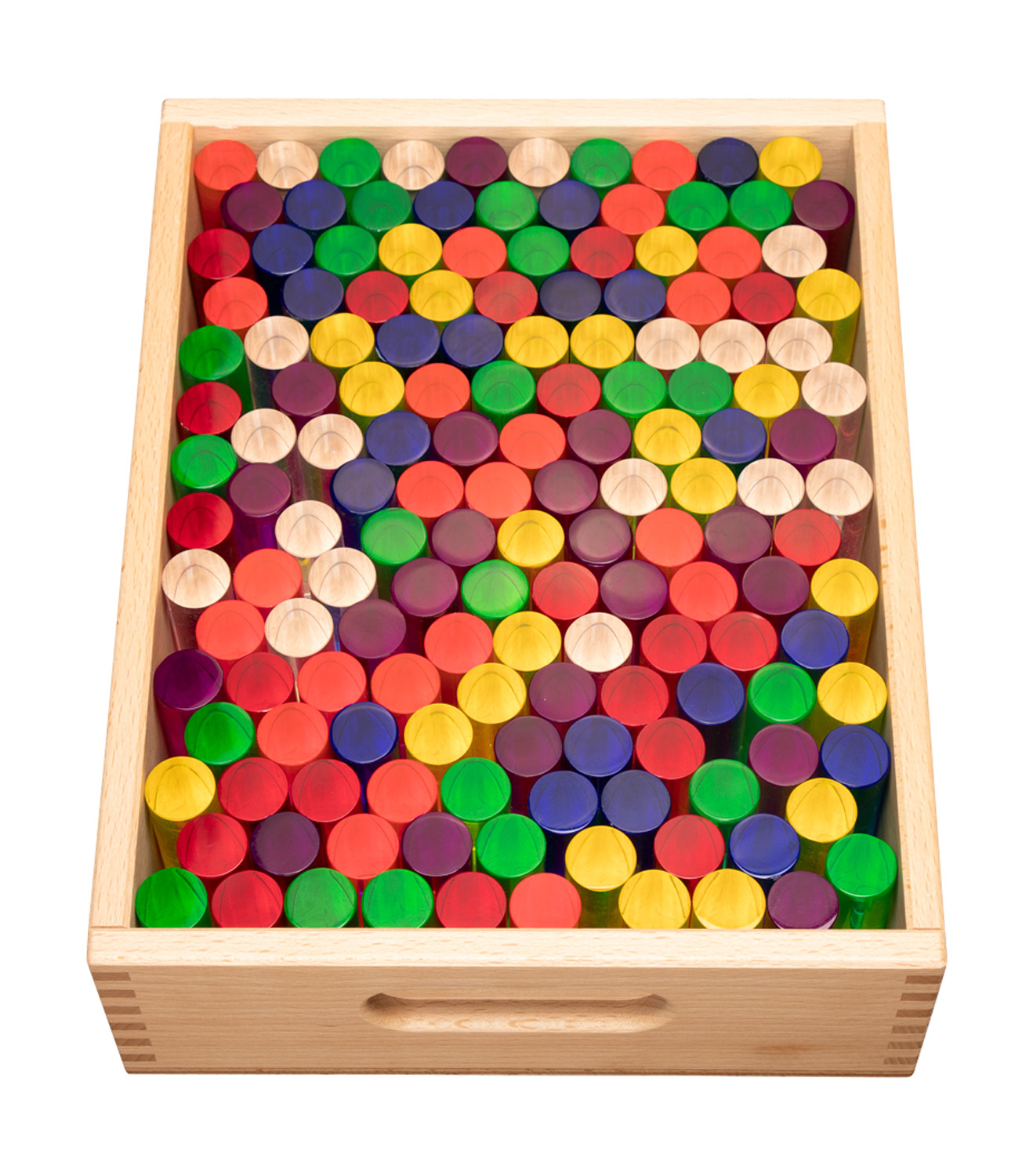 Luxy Regenbogen- Säulen im Holzkasten Luxy Regenbogen- Säulen im Holzkasten